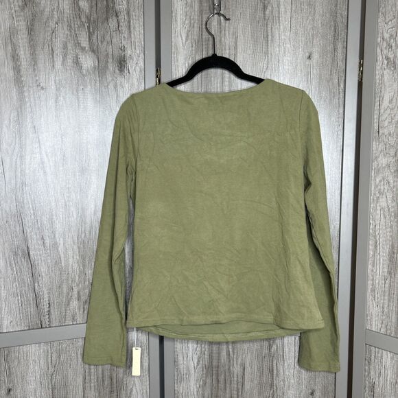 OGL Top Size 2XL Built In Padded Bra Long Sleeve Green Color NWT - Picture 4 of 5